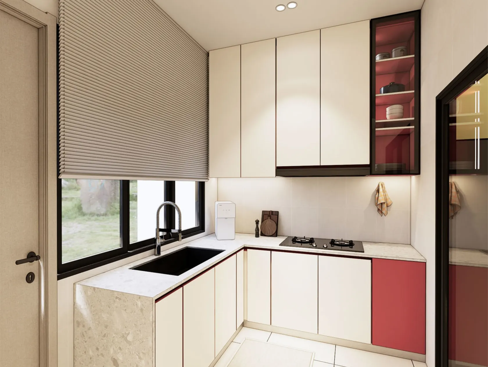 Inter Terrace wet kitchen